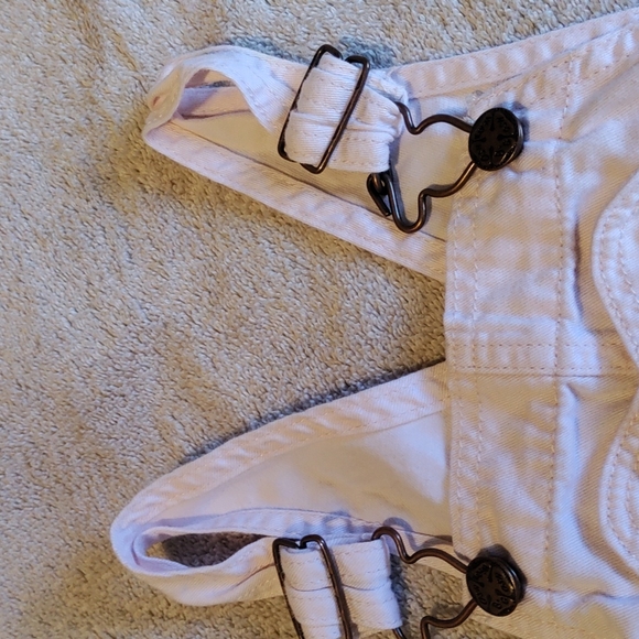 Oshkosh Pink Denim 3T Girls Dungarees - Picture 4 of 6